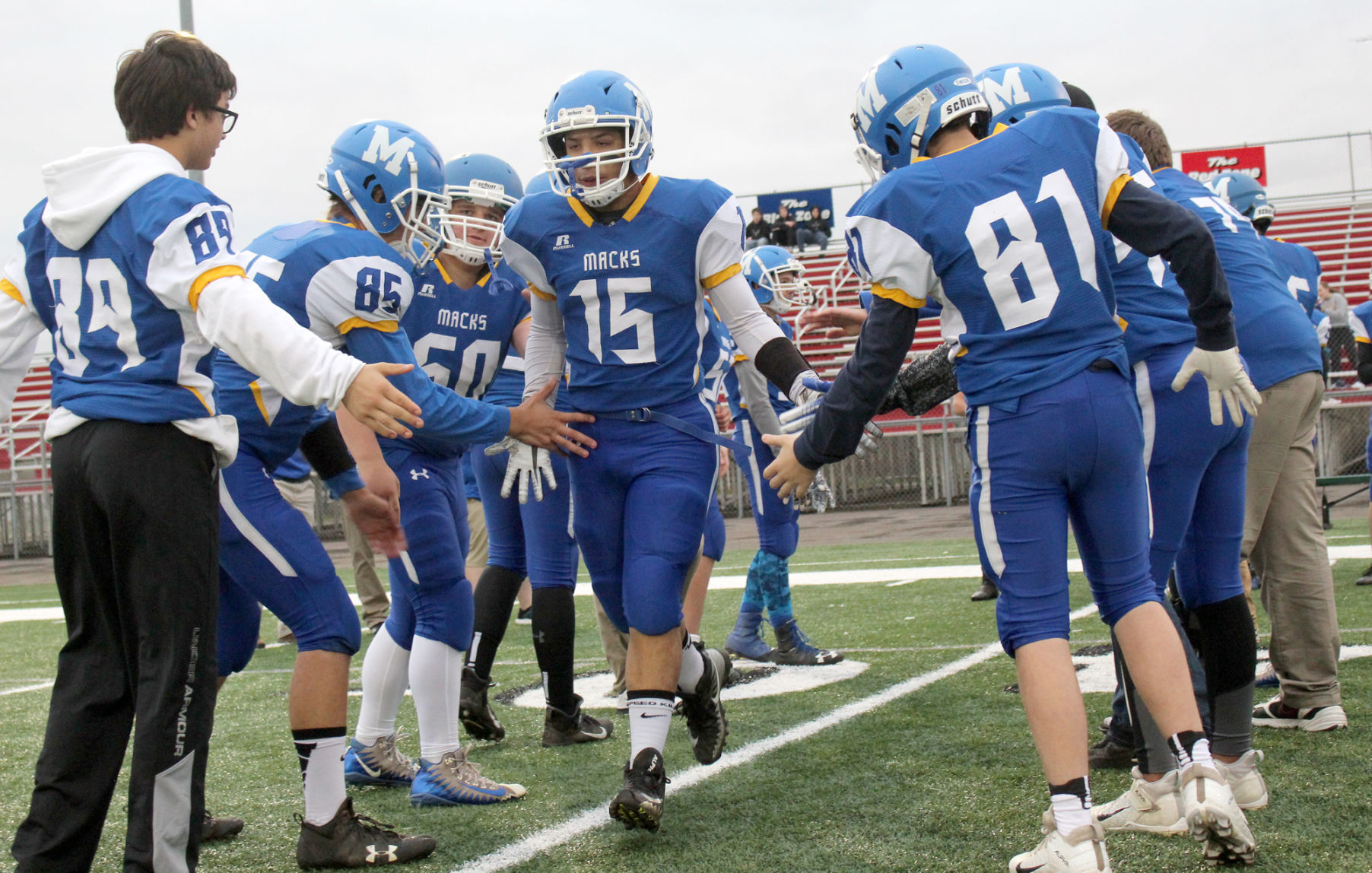 Elkhart Lake-Glenbeulah at McDonell football 10-4-19